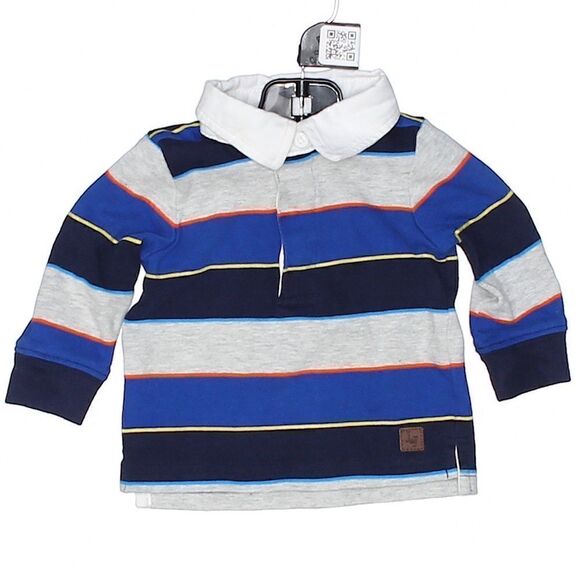 Janie & Jack Long Sleeve Collared Shirt Polo 3-6 months - Picture 1 of 2